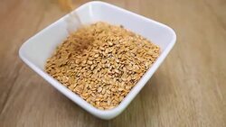 Golden Linseed reverse Stock Footage