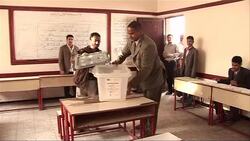 CLEAN: Yemenis vote as Saleh's 33-year rule ends News Clip