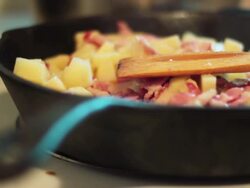 Traditional breakfast Stock Footage