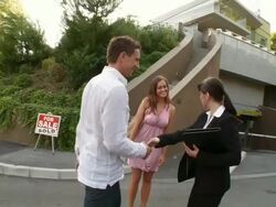 STEADYCAM: Happy New Homeowners Stock Footage