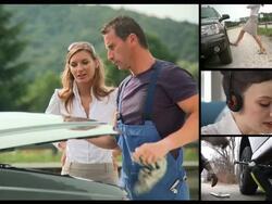 HD MONTAGE: Roadside Assistance Stock Footage