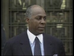 USA: VERNON JORDAN QUESTIONED ABOUT CLINTON/LEWINSKY CASE (2) News Clip