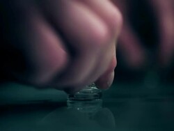 Confidence and Self Esteem. Pawn see's himself as a king. Stock Footage