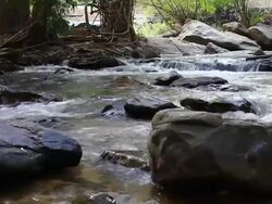 Mae Klang waterfall Stock Footage