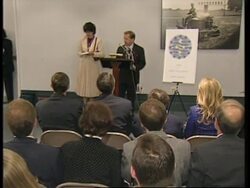 USA: CZECH PRESIDENT VACLAV HAVEL NATO PRESS CONFERENCE News Clip