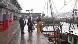 Theresa May visits Plymouth Fisheries News Clip