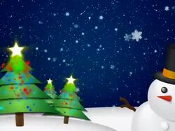 Christmas Background HD Blue Stock Footage