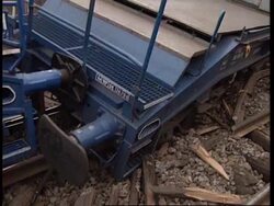 FRANCE: APACH: TRAIN LOADED WITH SPENT NUCLEAR FUEL IS DERAILED News Clip