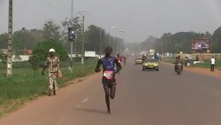 CLEAN : First edition of the Marathon for Peace in Bangui News Clip