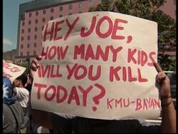 Protests over inclusion on US forces in military exercises News Clip