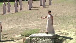 Rehearsal for lighting of Olympic flame; head of Sochi organising committee comments News Clip