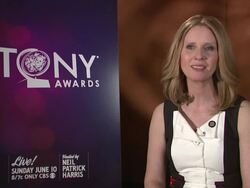 INTERVIEW: Cynthia Nixon on finding out about the nomination, on the category nominees on at 2012 Tony Awards Meet The Nominees Press Reception  Stock Footage