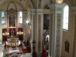 HD: Majestic Church Interior Stock Footage