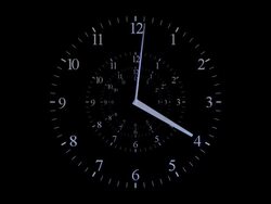 Infinite clock loop 1 Stock Footage