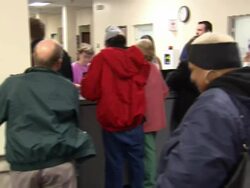 People Voting in Iowa Polling Station News Clip