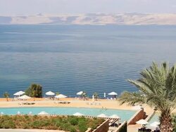 Dead Sea Beach Stock Footage