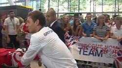 Tom Daley At Heathrow Airport News Clip