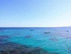 Boats in the Ocean, Canary Islands HD Video Stock Footage
