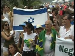 Demonstrations ahead of Ahmadinejad's visit News Clip