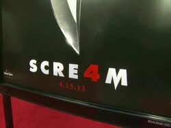 ATMOSPHERE: AXE Shower Presents The World Premiere Of 'Scream 4' at Hollywood CA. (Footage by WireImage Video/GettyImages) Stock Footage