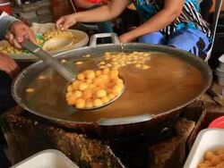 Making Thai dessert Stock Footage