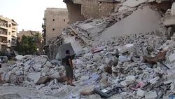 CLEAN : Barrel bombs kill at least 15 civilians in Syria's Aleppo News Clip