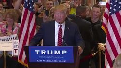 CLEAN : Trump promises tax cuts and firebrand diplomacy News Clip