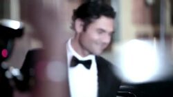 Hollywood couple step out of limousine and greet fans at red carpet premiere at awards show Stock Footage