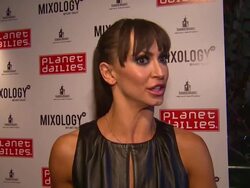 INTERVIEW: Karina Smirnoff on at Joey Fatone And Kym Johnson Host After Party For Premiere Of Dancing With The Stars At Mixology 101 on 9/24/12 in Los Angeles, CA. Stock Footage