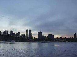 Manhattan timelapse. DUMBO New York. HD video Stock Footage
