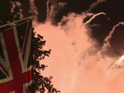 ATMOSPHERE: BBC Concert Diamond Jubilee at Buckingham Palace on June 04, 2012 in London, England (Footage by WireImage Video/Getty Images) Stock Footage