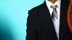 businessman hand with mosquito swatter Stock Footage