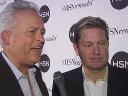INTERVIEW - Mark Badgley and James Mischka talk about the feedback they get from customers calling in for their designs, on the new website at  HSN Celebrates Digital Redesign Stock Footage