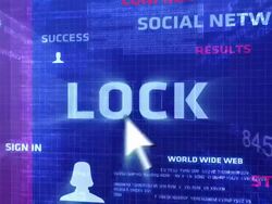 Lock Button Stock Footage