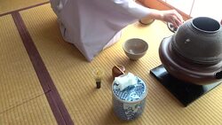 Traditional tea ceremony 'sado' 1 bulk 5/12 -4K- Stock Footage