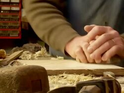 Senior Carpenter Stock Footage