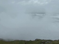 Stormy Seas in Cornwall News Clip