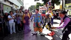 CLEAN: Clomns parade in Guatemala City for annual congress News Clip