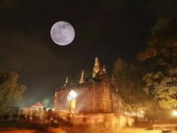 Visakha Puja Day Stock Footage