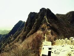 the Great Wall of China Stock Footage
