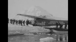 The 'Josephine Ford' reaches shore at Kings Bay, Spitsbergen, Norway News Clip