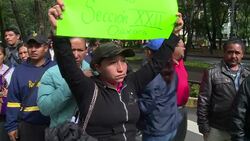 CLEAN : Tens of thousands of teachers protest News Clip