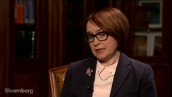 Russia's Nabiullina Concerned by Otkritie Bailout News Clip