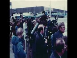 UPITN 6 5 77 PRESIDENT CARTER, ARRIVES AT HEATHROW AIPORT FROM NEWCASTLE News Clip