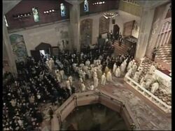 ISRAEL: NAZARETH: POPE JOHN PAUL II MASS WRAP News Clip