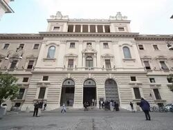 ATMOSPHERE - Pontifical Gregorian University on June 06, 2013 in Rome, Italy. (Footage by Giulio Origlia/Getty Images) Stock Footage