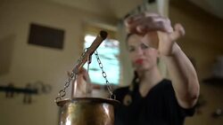 Preparing aromatic oil Stock Footage