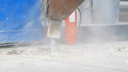 HD:Jackhammer during work. Stock Footage