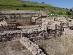 Morgantina, the central sanctuary of Demeter and Persephone, 1-4 century B.C. Stock Footage