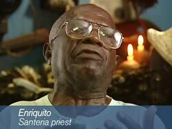 PORTRAIT OF A SANTERIA PRIEST News Clip